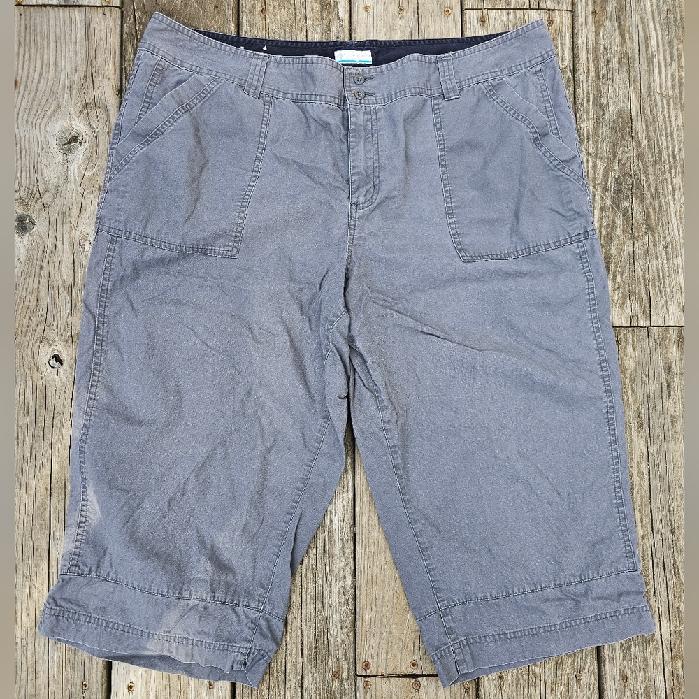Womens Columbia Sportswear Capri pants,18W,Gray